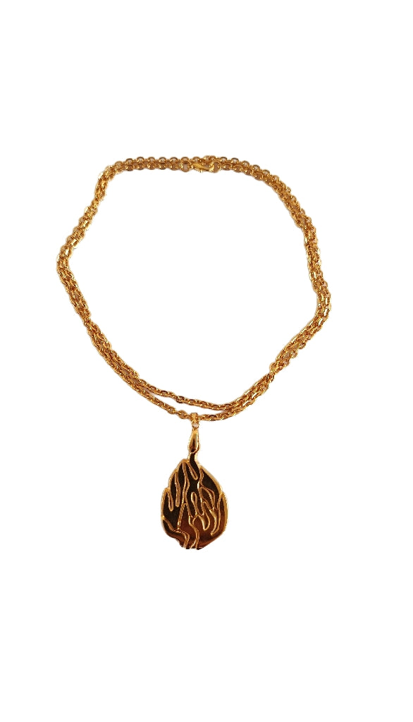 Collier Aesh Shéli Doré grand modèle sur chaîne dorée (Copie)