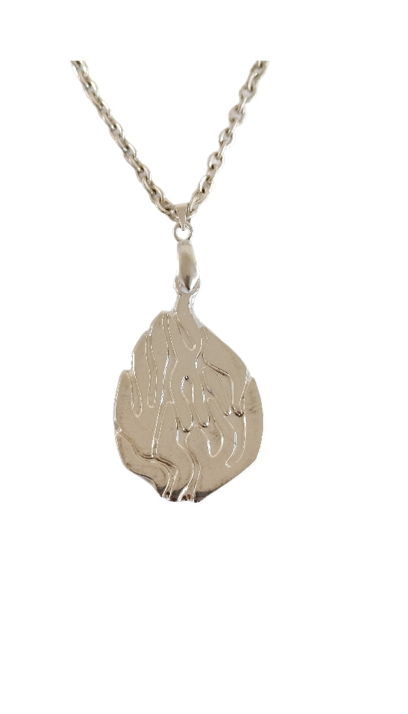 Collier Aesh Shéli Argent grand modèle sur chaîne argent