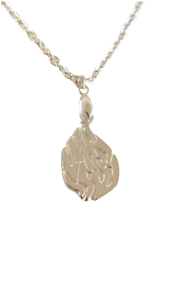 Collier Aesh Shéli Argent petit modèle sur chaîne argent