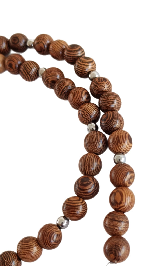 Collier Sautoir Aesh Shéli Bois